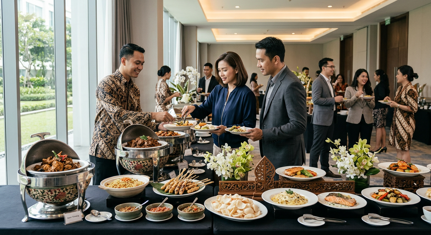 Rekomendasi catering corporate Jakarta untuk prasmanan acara kantor